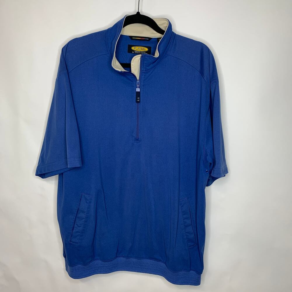 Greg Norman Playdry Moisture Wicking Windproof Sz XL Blue